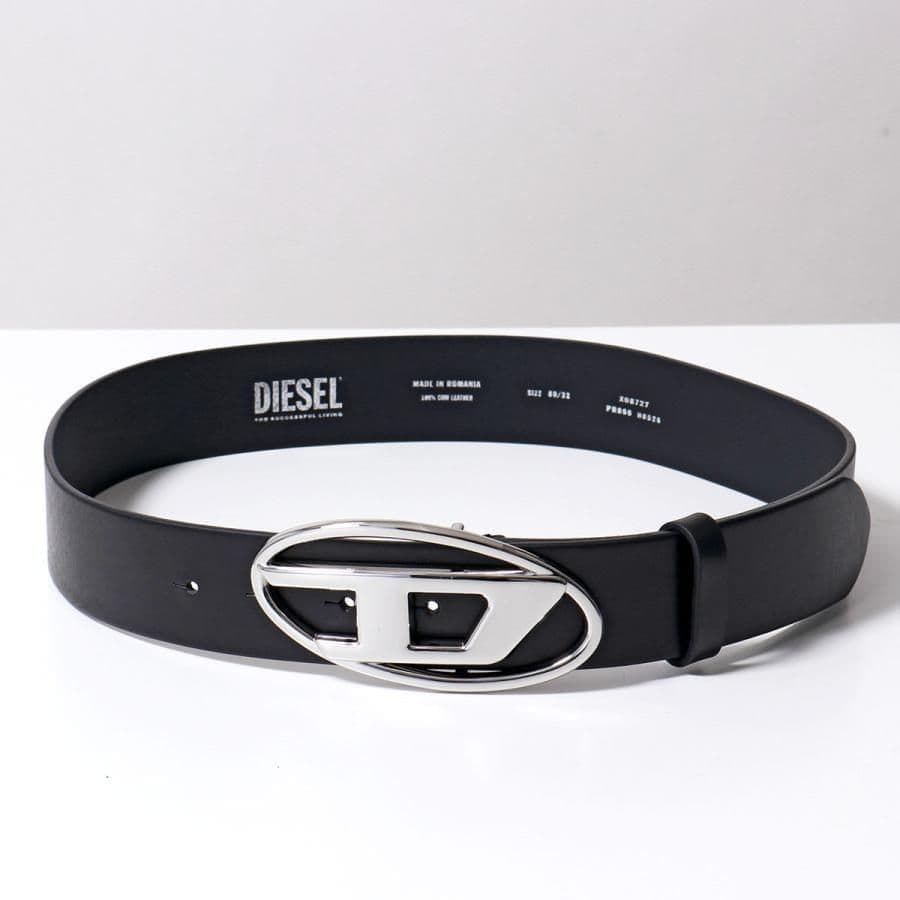 DIESEL ディーゼル ベルト ブラック 80サイズ X08727pr666