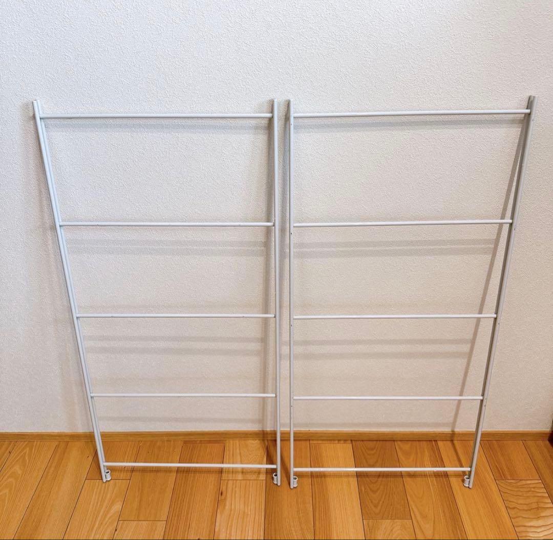 無印良品 ステンレスユニットシェルフ ワイヤーバスケット 4段