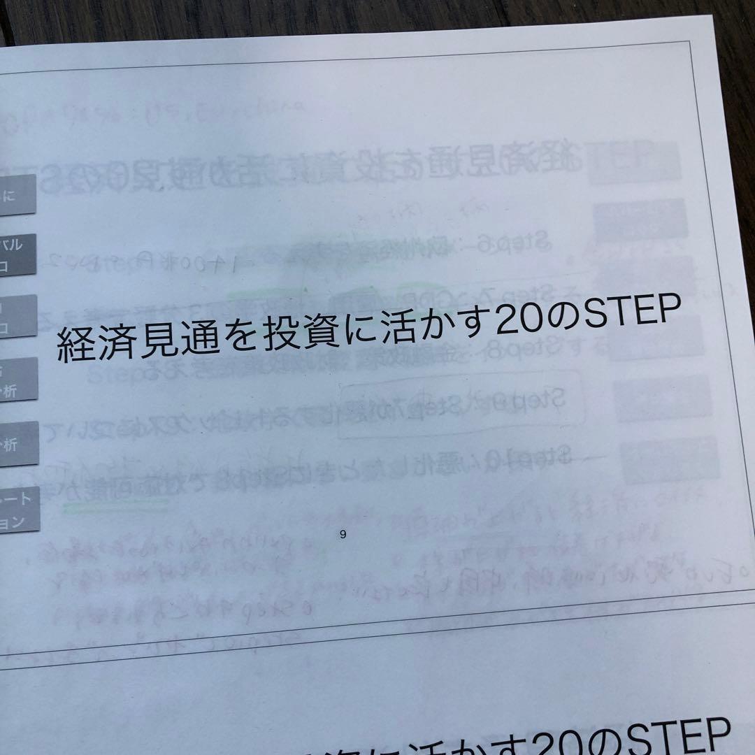 ファイナンシャルアカデミー　ファンダメンタル分析ゼミ(テキスト＋資料)