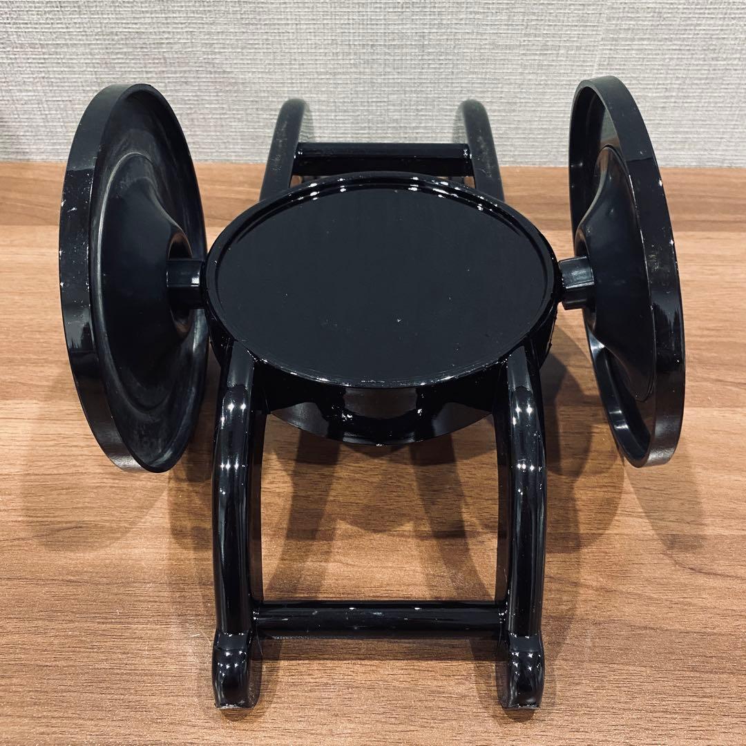 【九谷焼】九谷美泉　床飾り　花柄　陶器　花瓶　スタンド付き