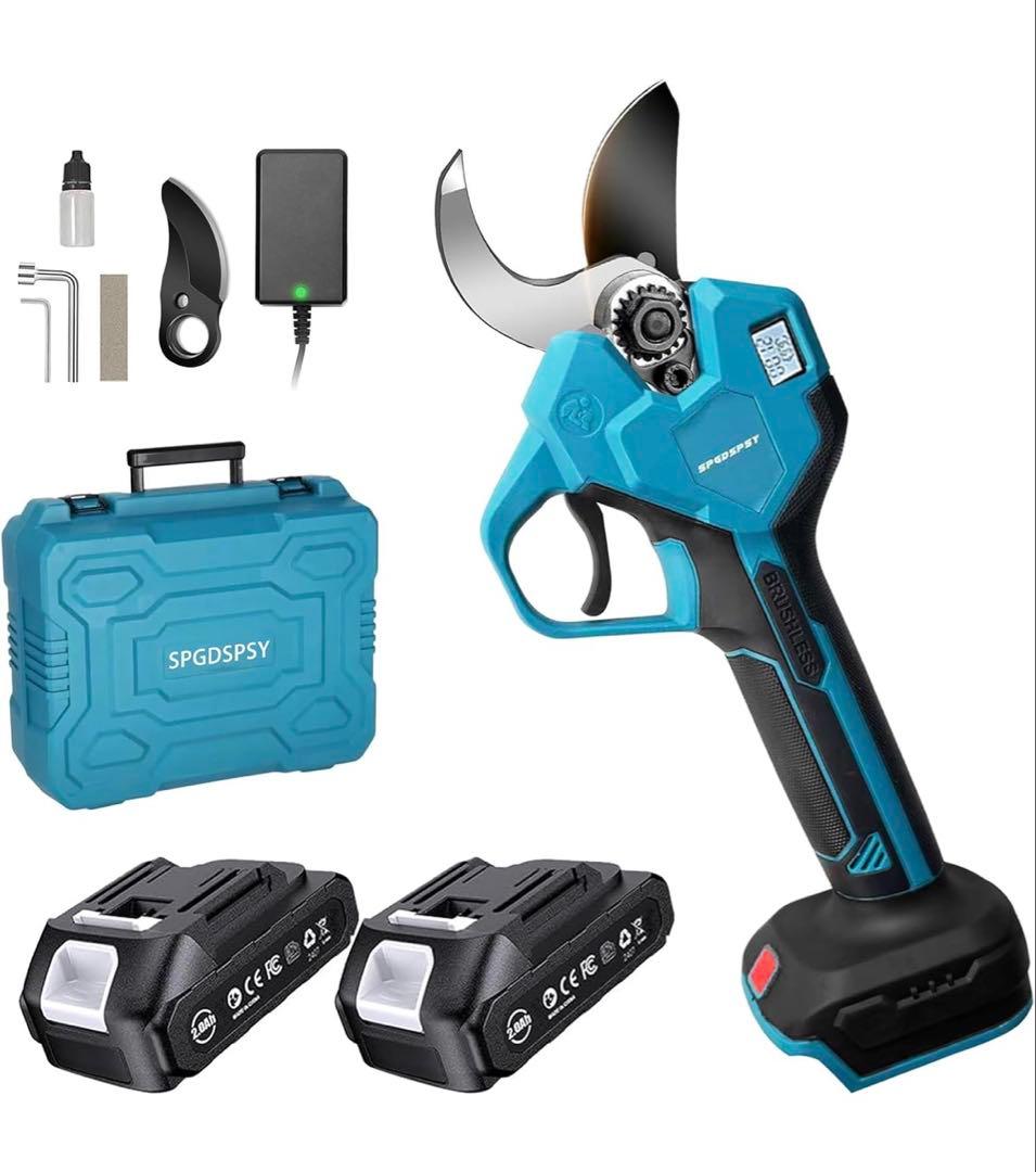 人気モデル　電動剪定バサミ　電動バサミ　切れ味良い剪定鋏