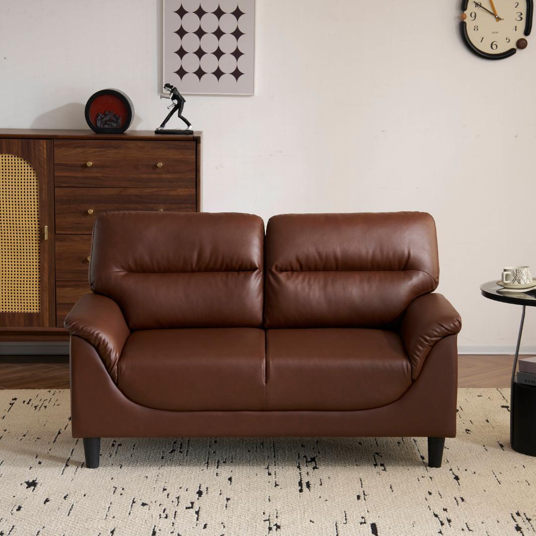 ソファ 二人掛け カウチ PUレザー モダン シンプル ソファー2P おしゃれ
