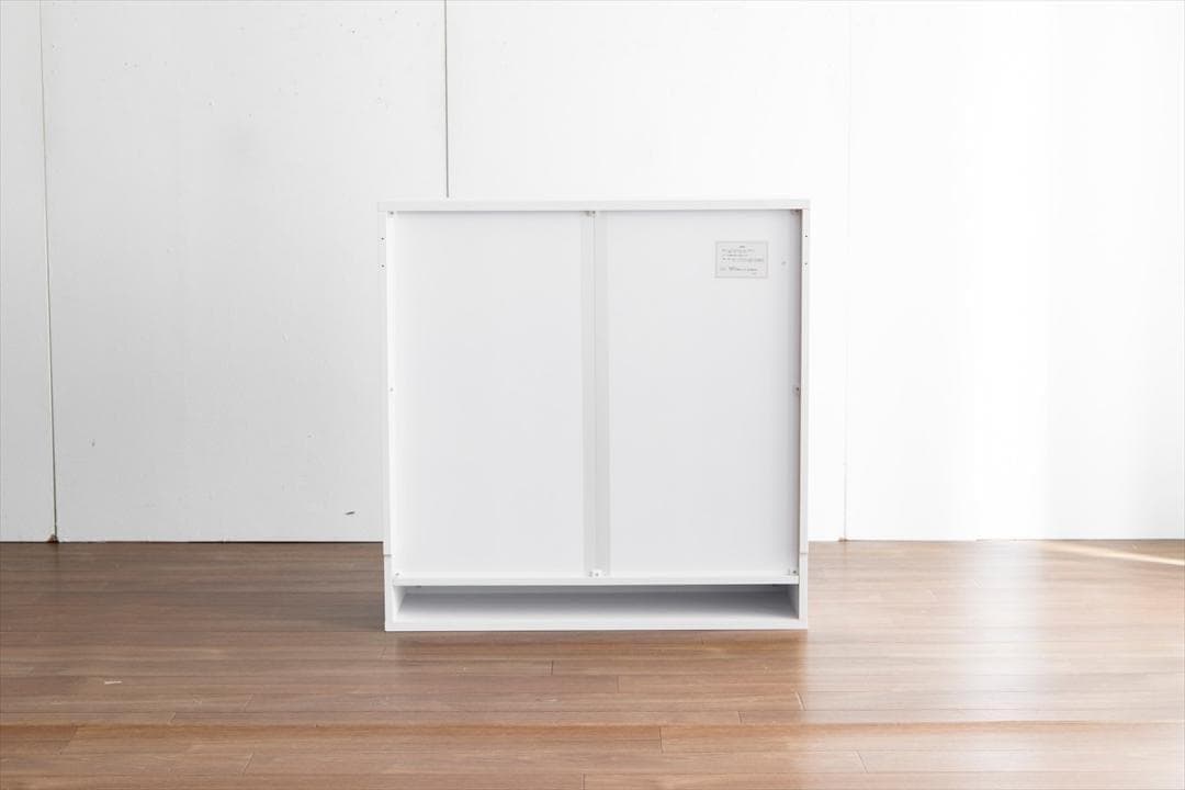 ☆【幅80cm×奥行28cm】 コレクションケース　ホワイト