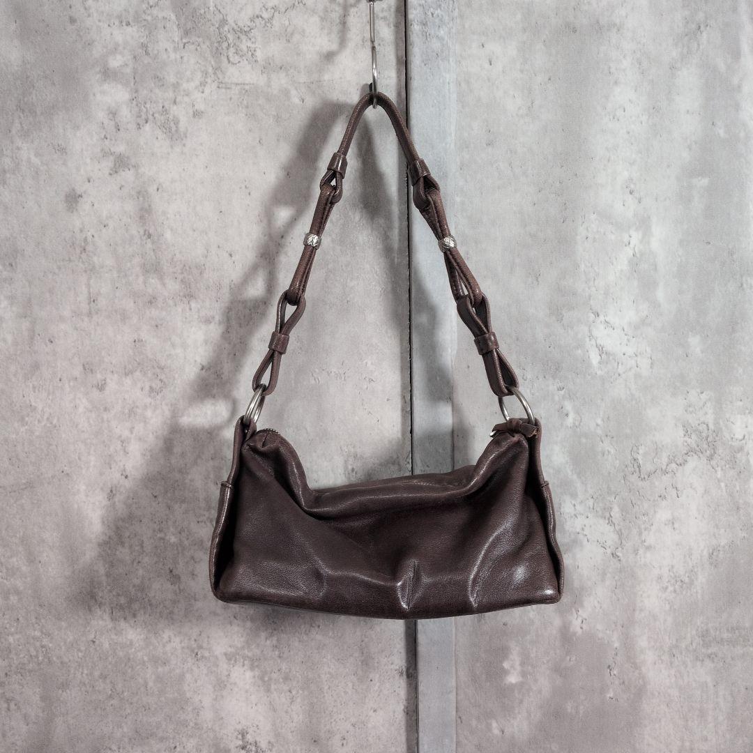 【old】 BOTTEGA VENETA 本皮イントレチャート ハンドバッグ