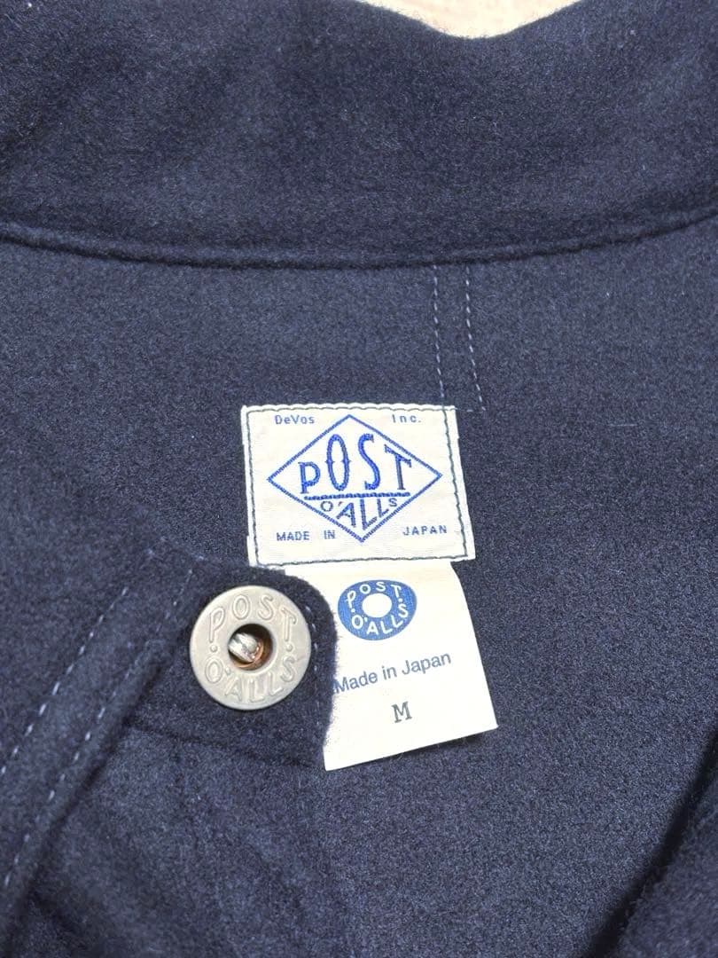 ポストオーバーオールズ CRUZER 5-R Wool Melton M 美品