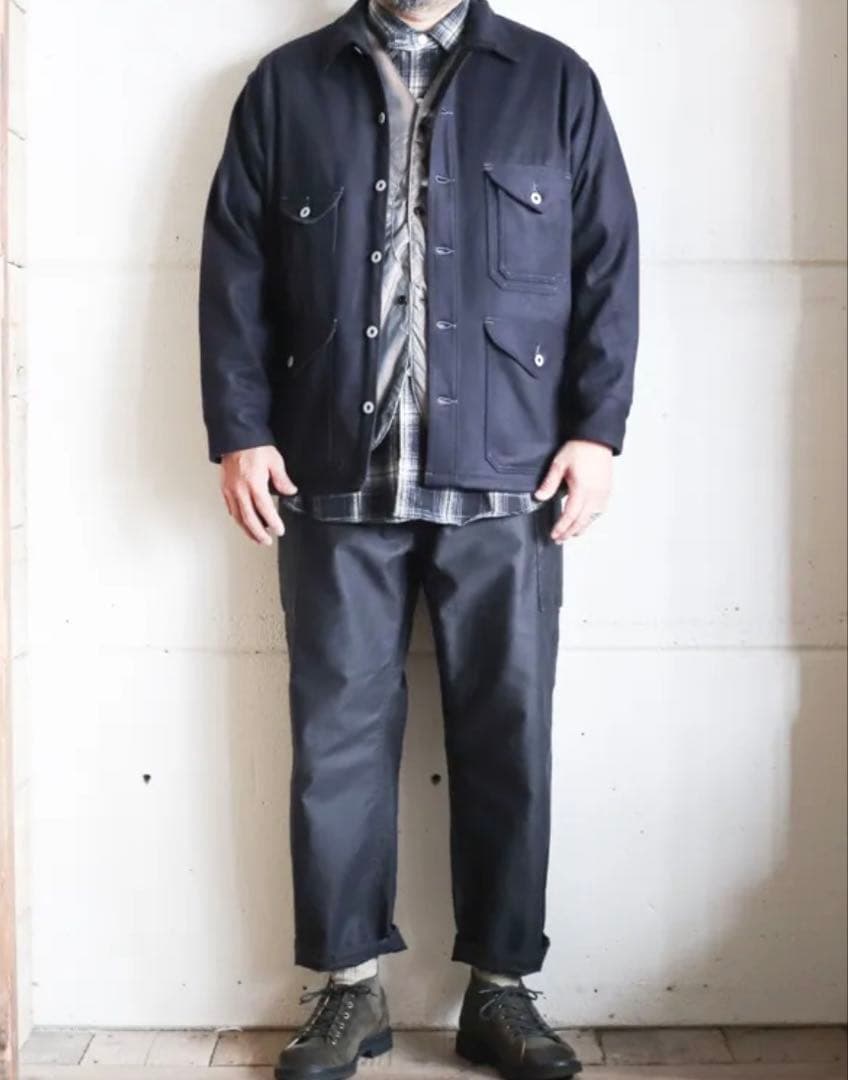 ポストオーバーオールズ CRUZER 5-R Wool Melton M 美品