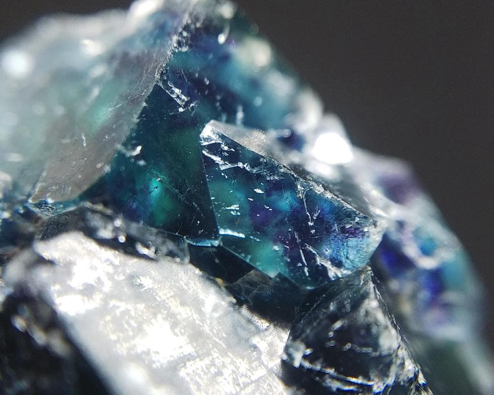 513 オコルス鉱山 フローライト ブルー パープル 蛍石