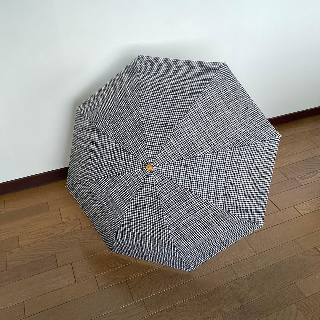 ボンボンストア　ブラックチェック日傘