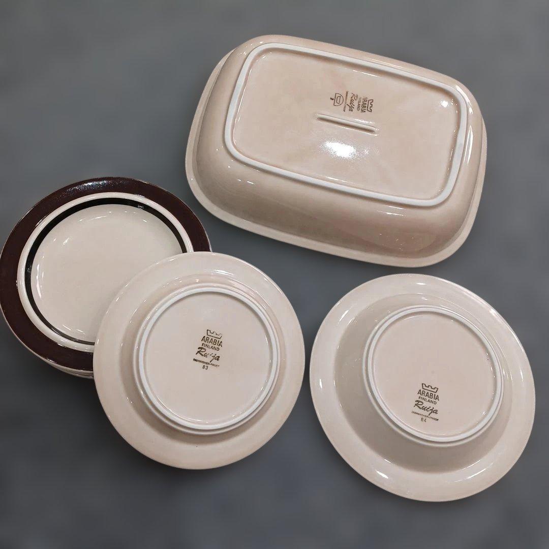ARABIA アラビア RUIJA ルイージャ プレート ボウル 7点セット