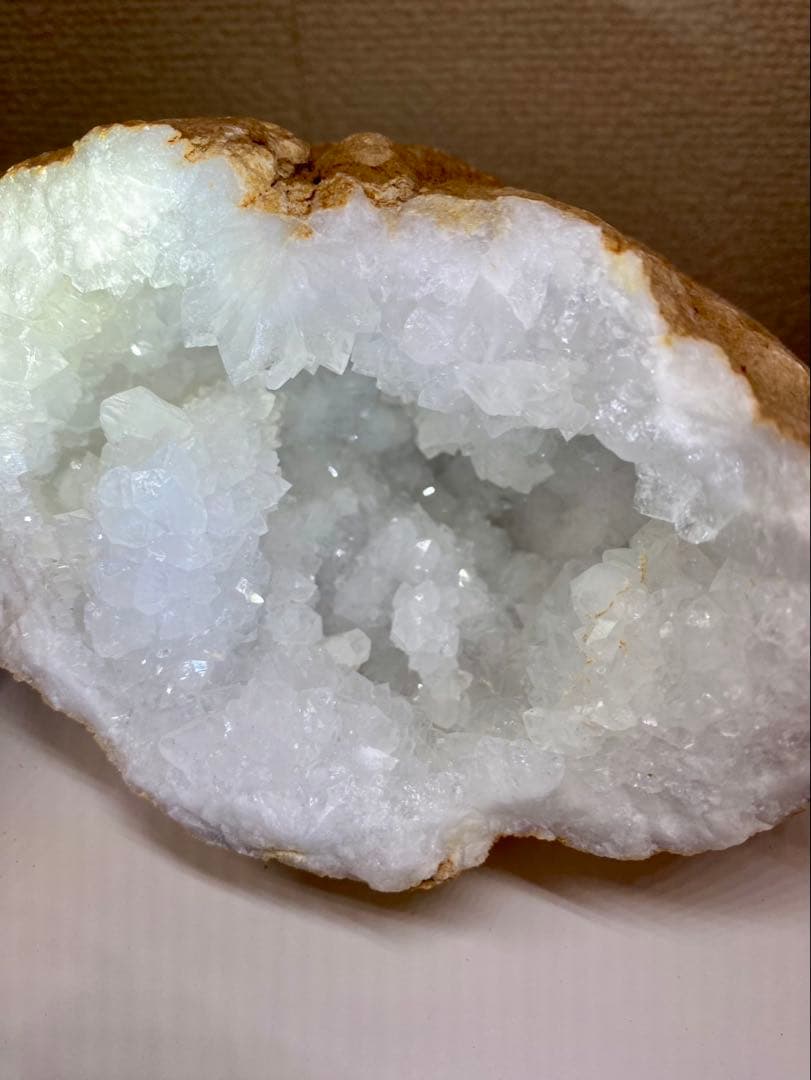 じゅん　ジオード、セレスタイトセット　巨大　天然石　原石　パワーストーン