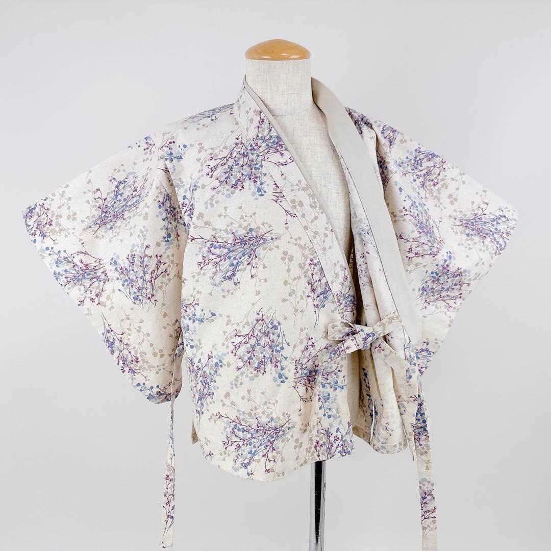 ★［かすみ草］羽織袴3点セット ハンドメイドꕤ七五三 男の子