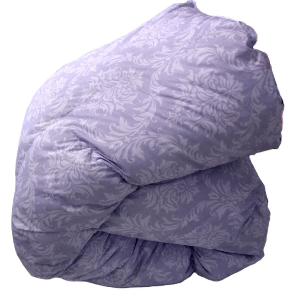 お誕生日【新品】　西川　羽毛布団　シングル　ダウン85%　軽量　ブルー