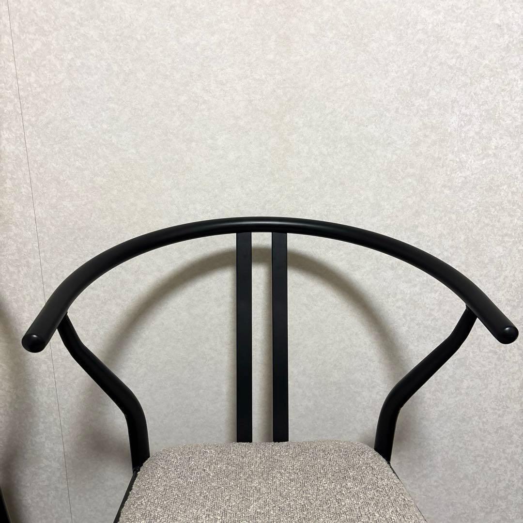 【美品】ハーフアームチェア ２脚セット ダイニングチェア