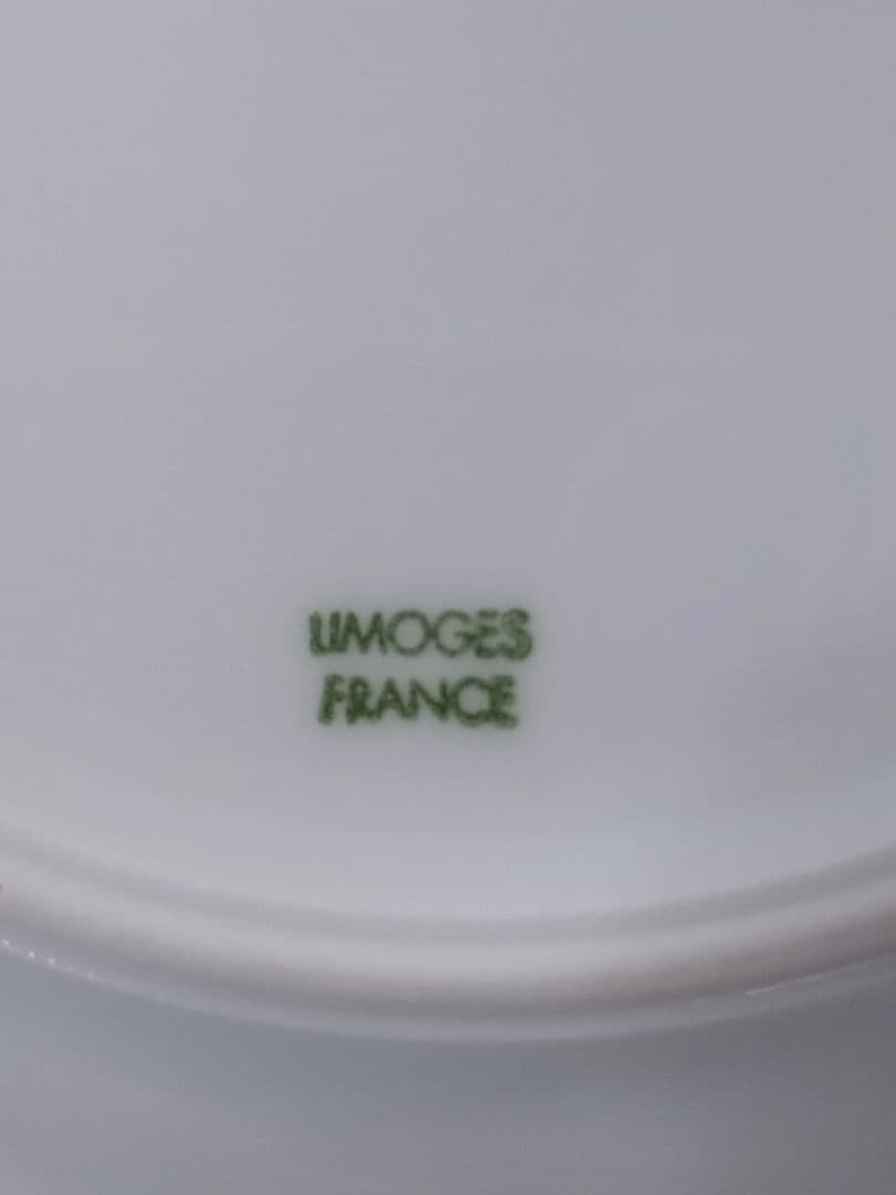 蔵出し【アンティーク】『LIMOGES』リモージュ ケーキ デザート皿 5枚