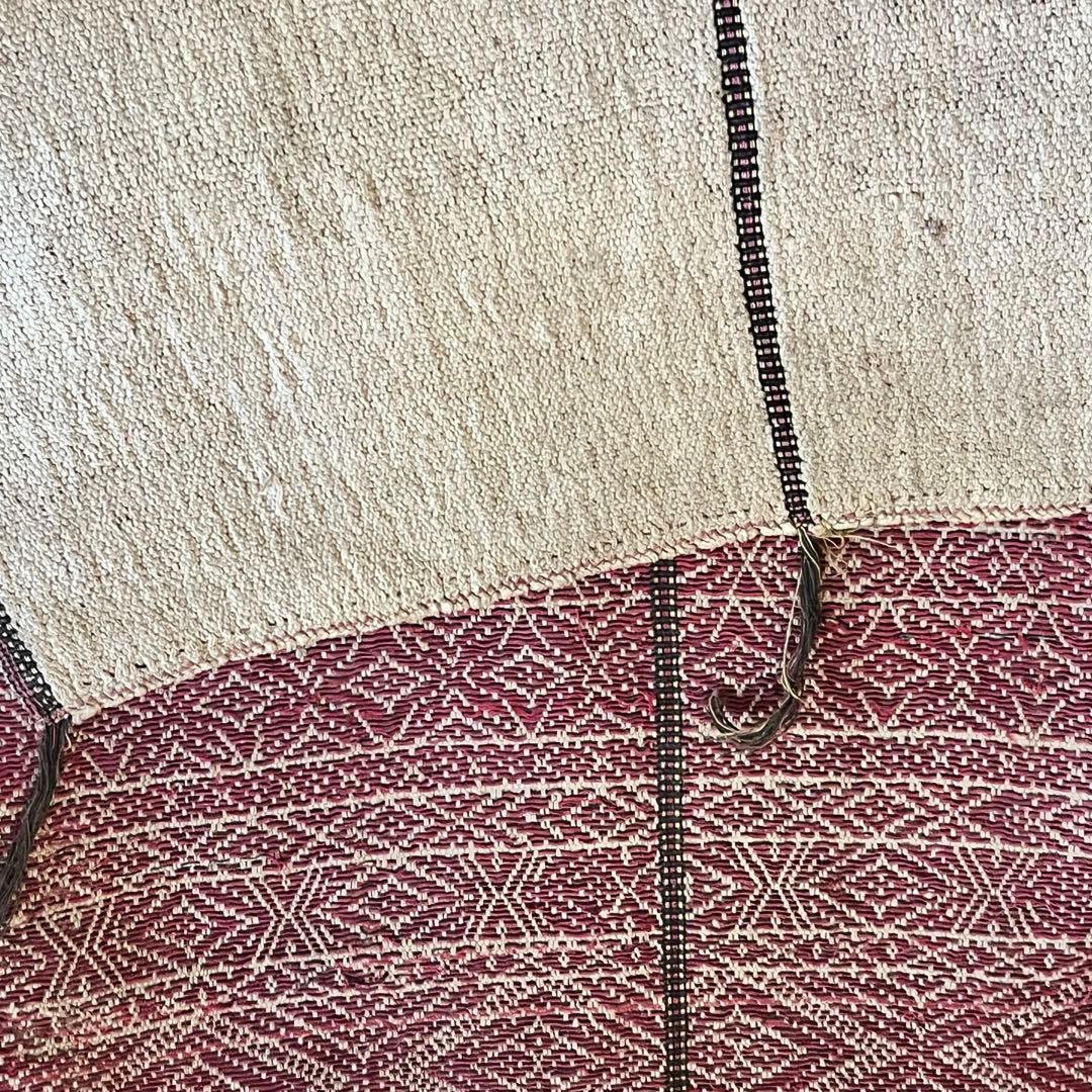 ミャンマー(旧ビルマ) チン族　片面縫い取り織り　肩掛け布　②