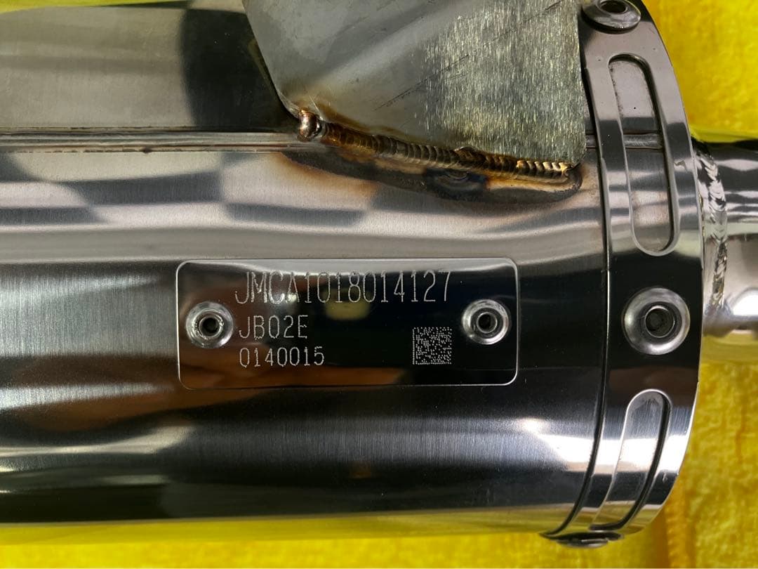 モンキー125 JB03 OVER ステンオーバルアップマフラー オーバー