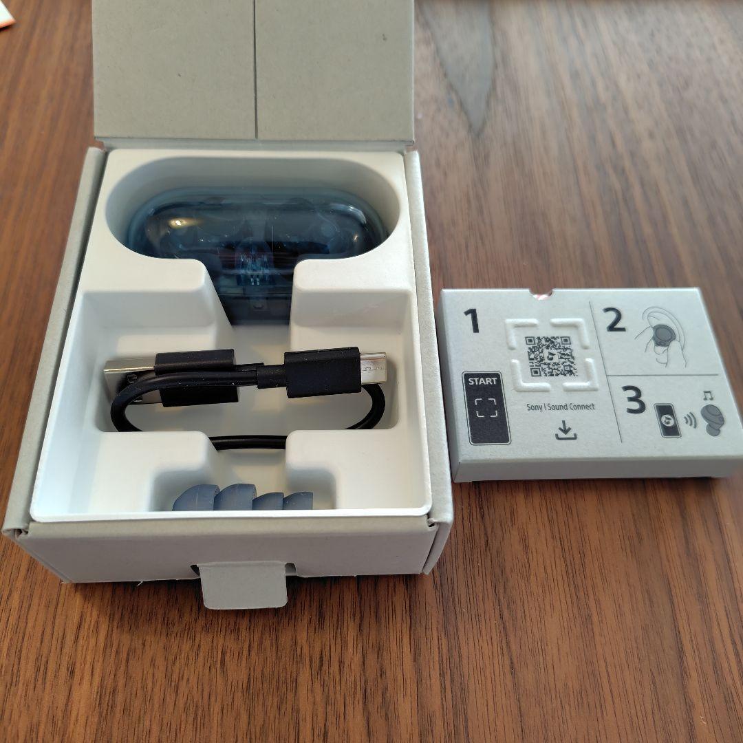 【未使用】上箱無し　SONY WF-C710N ワイヤレスイヤホン◇グラスブルー