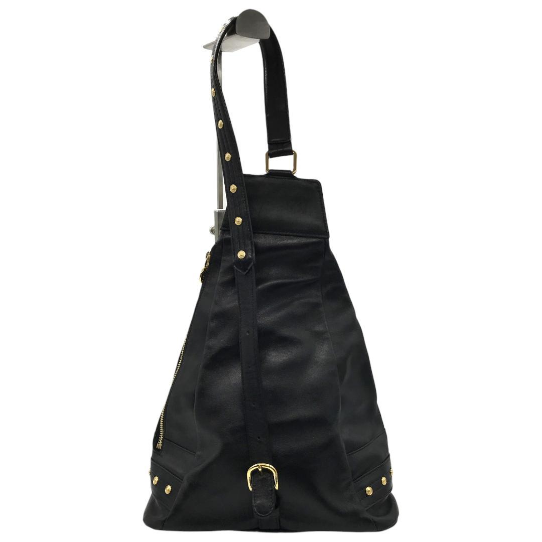 【美品】ヴェルサーチ サンバースト ショルダーバッグ ボディバッグ レザー