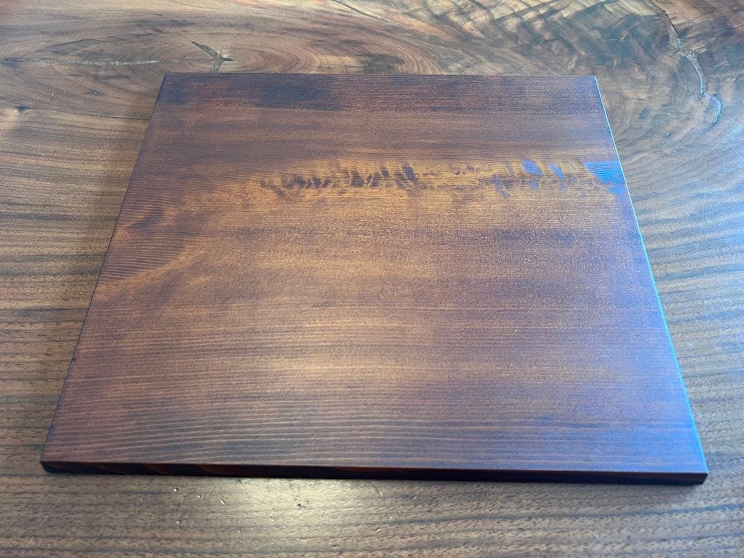 新品未使用　紀平佳丈　浮造盆330×280(拭漆) 4枚