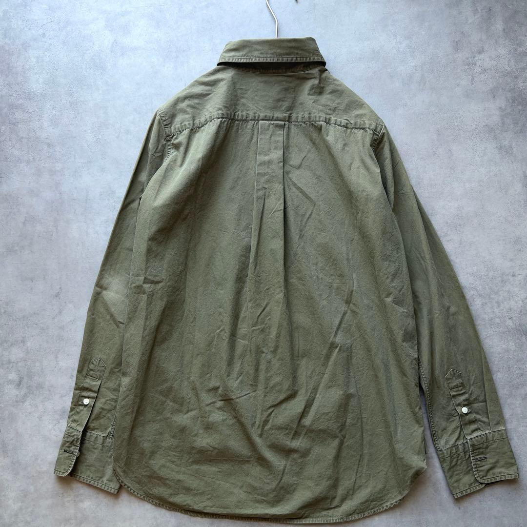 【MADISONBLUE】マダムシャツ ウォッシュドアウト カーキ コットン02