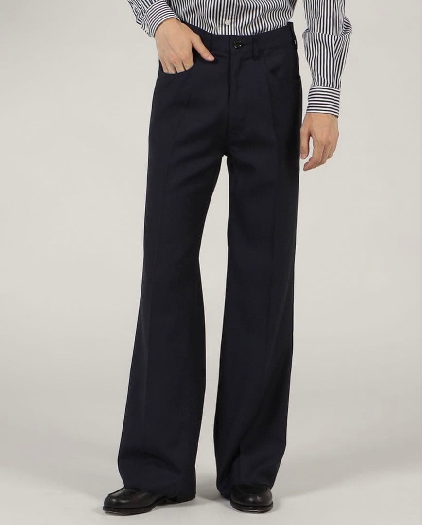 【新品】定価66,000円 la favola wool セミフレアpants