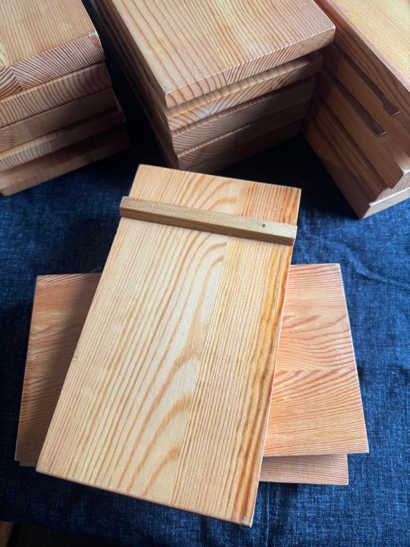 木製寿司プレート 創作盛台　粋　18枚セット