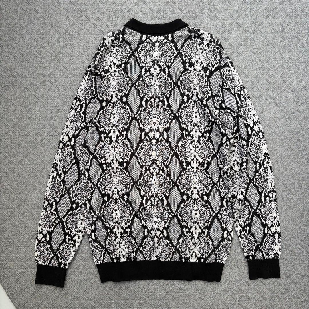 wacko maria ニットポロ 長袖 パイソン supreme wtaps