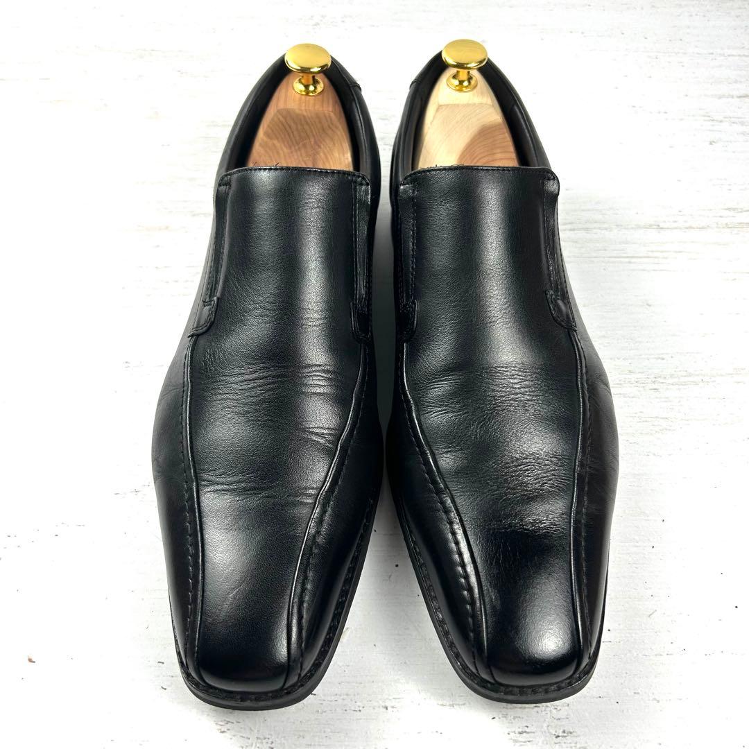 asics Runwalk ランウォーク スワールトゥシューズ 黒　26.5