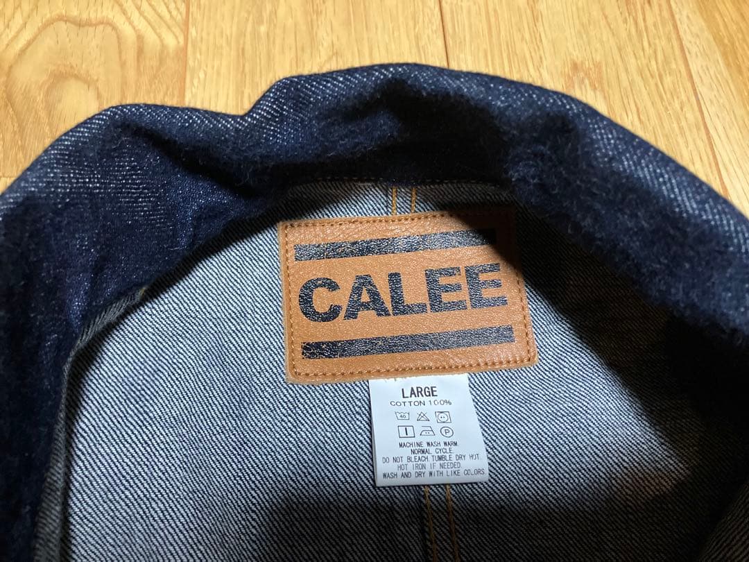 【 CALEE 】9.5OZ DENIM COVERALL