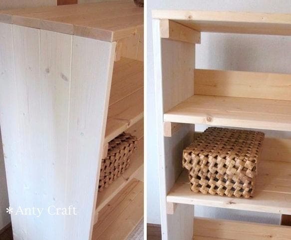 【サイズオーダー可】【引取可能】3段収納棚 飾り棚 店舗什器 シェルフ幅70cm