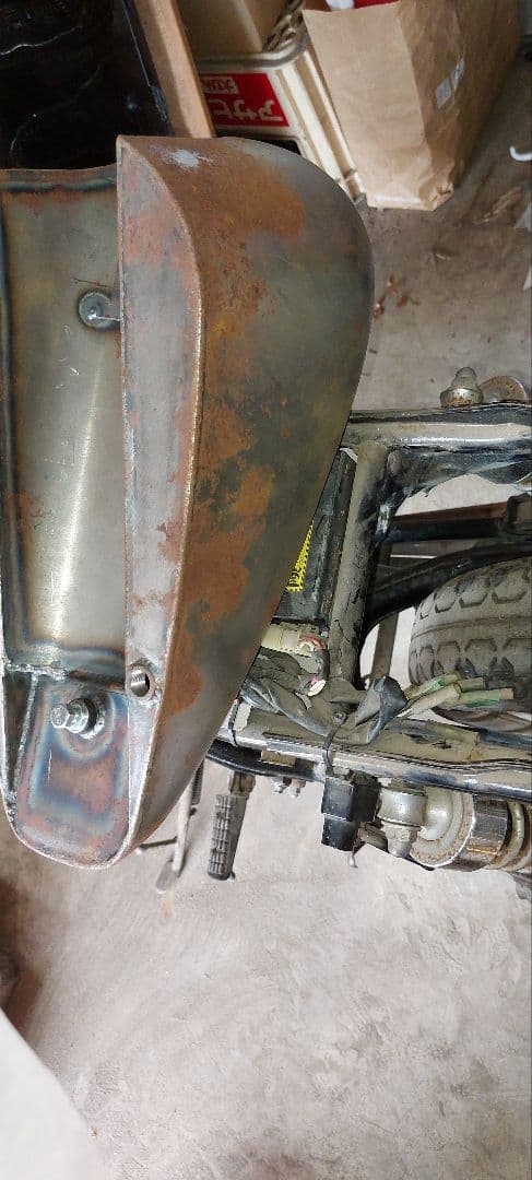 SR400用　スポーツスタータンク　ロートンネル　lani65さん専用