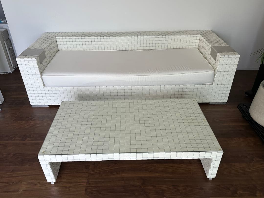 【美品/千葉富津市/手渡】デザイナーズソファ・テーブルセット