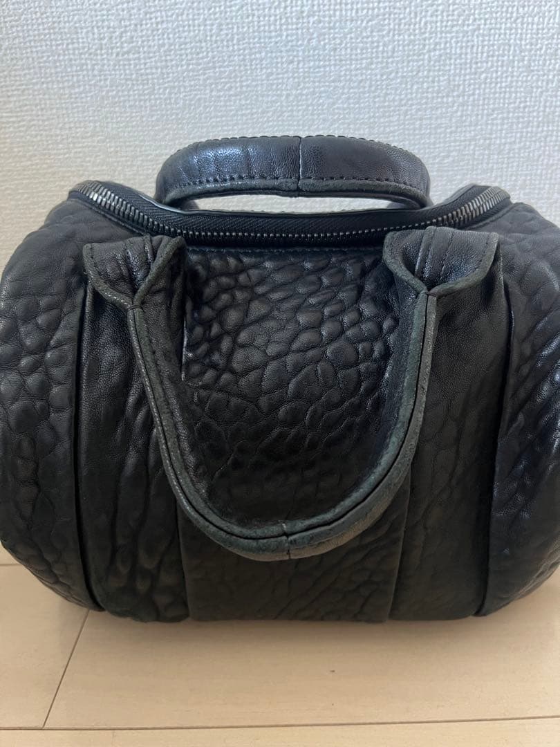 Alexander Wang ブラックレザーショルダーバッグ