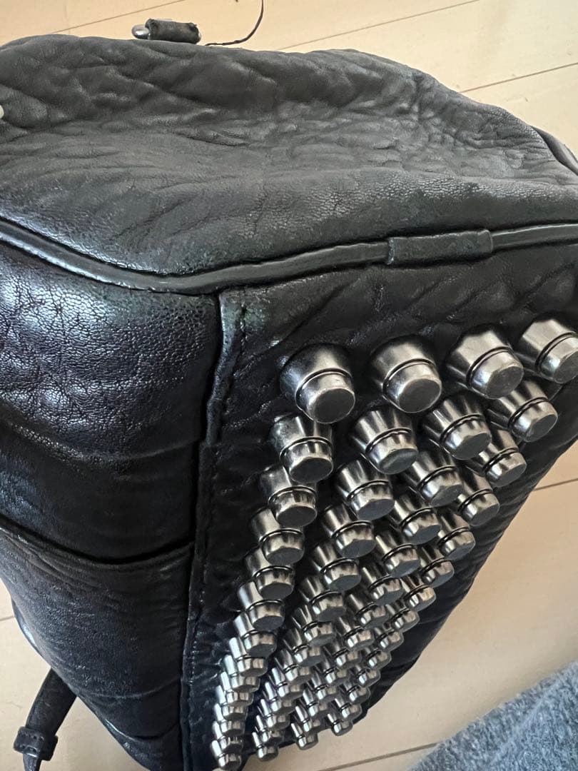 Alexander Wang ブラックレザーショルダーバッグ