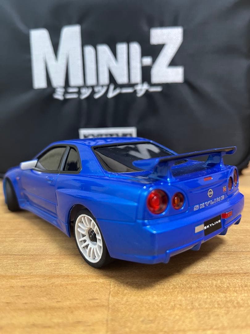 京商　ミニッツRWD R34 GT-Rボディ他オプション付き
