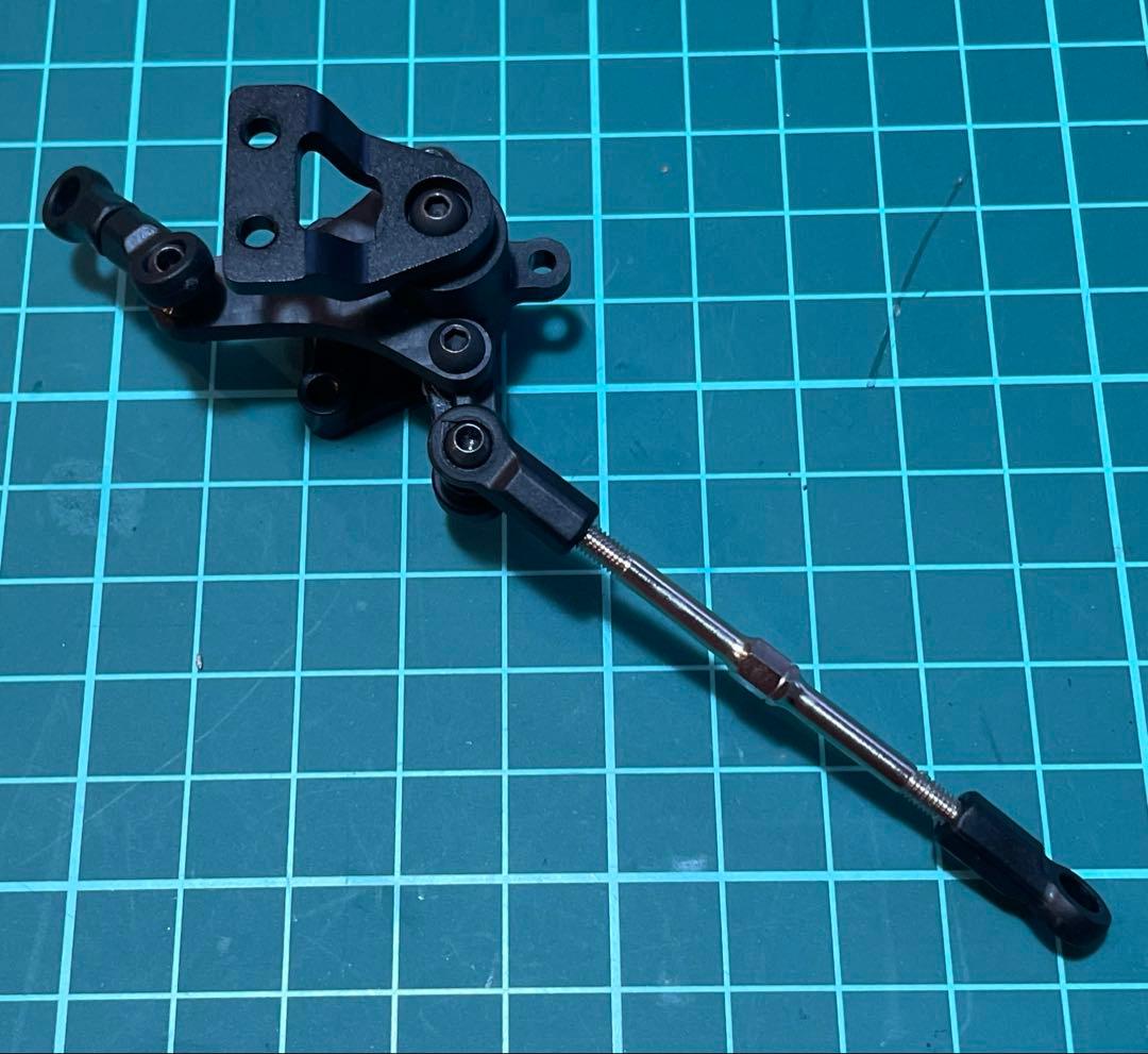 ヨコモRD2.0用　ステアリングラック　センタークランク　アルミサーボマウント付