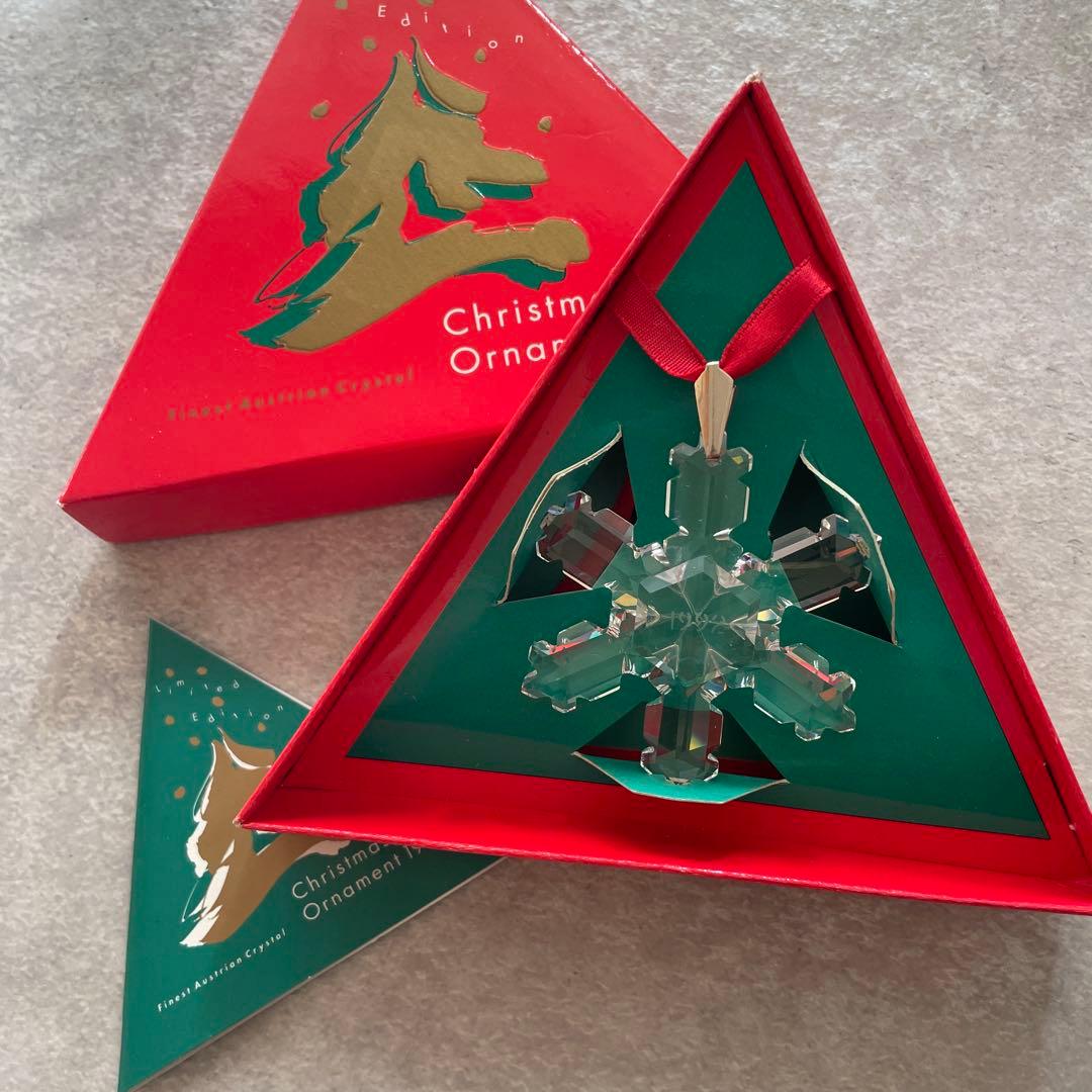 新品未使用【激レア】クリスマスオーナメント 1992年 雪の結晶 箱付きE