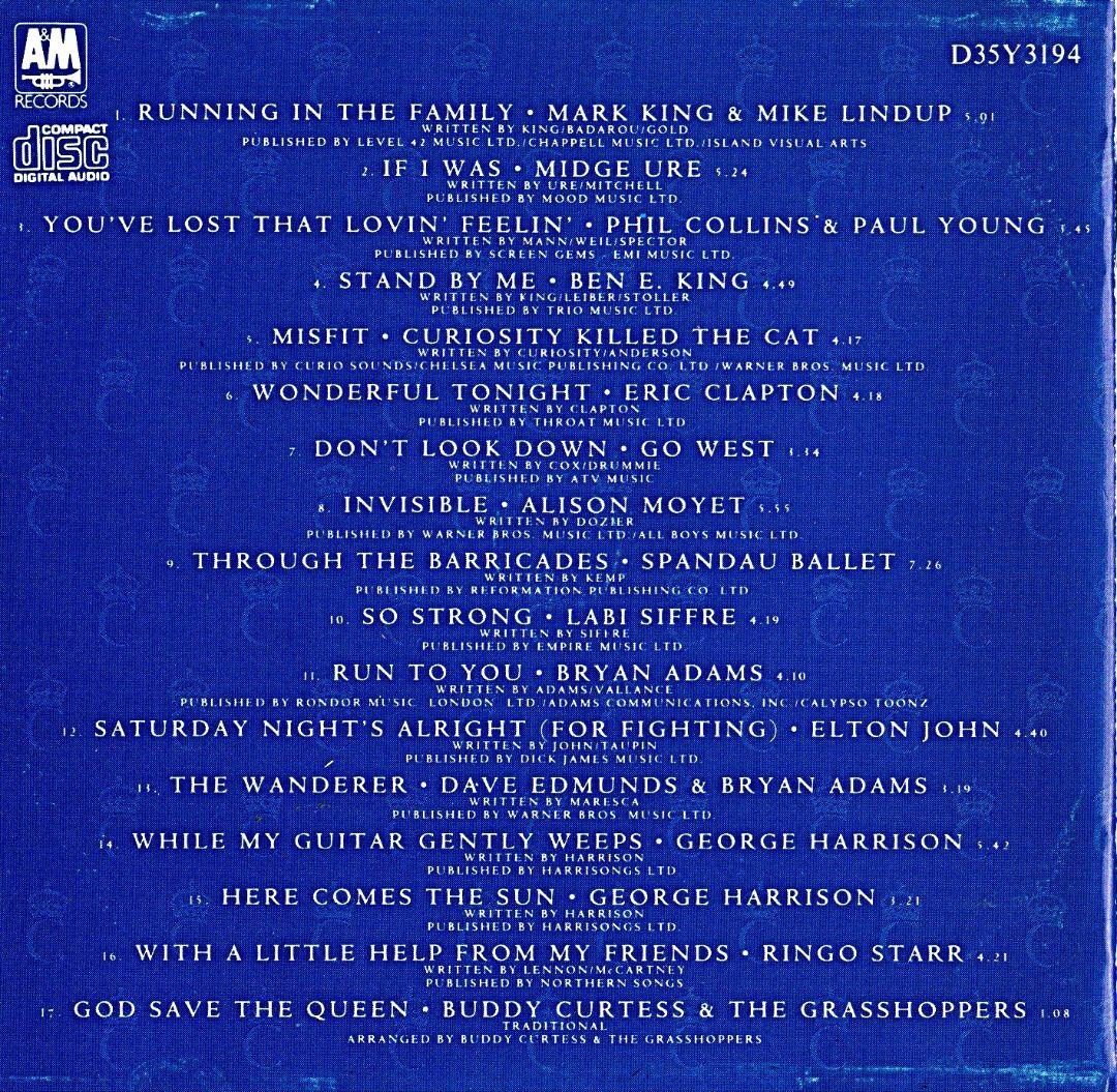 PRINCE'STRUST ROCK CONCERT 1987国内盤DVD+CD