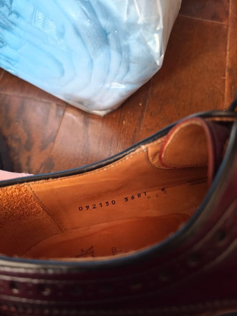 Berwick 1707 ウイングチップ　バーガンディ　UK8