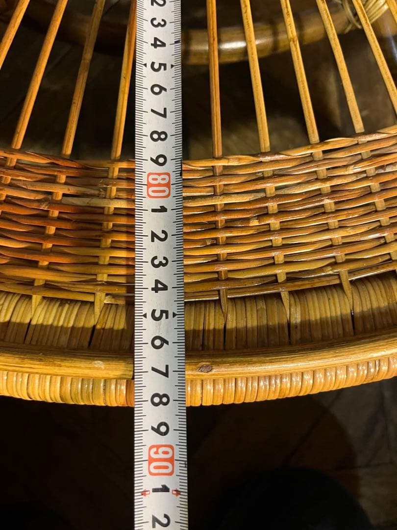 ラタン 竹 座卓 ローテーブル インテリア 昭和レトロ