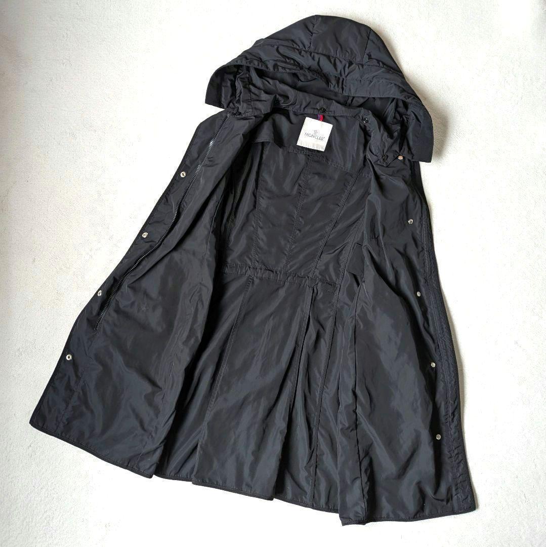 【美品】 モンクレール ARGELIA ナイロンコート ブラック サイズ2 M