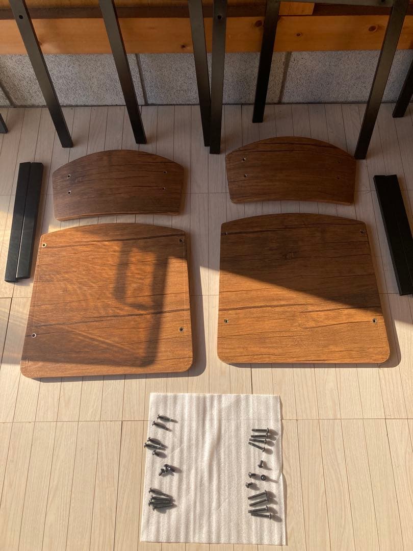 【引取or配達限定】ベッド シングル フレーム➕ダイニングセット