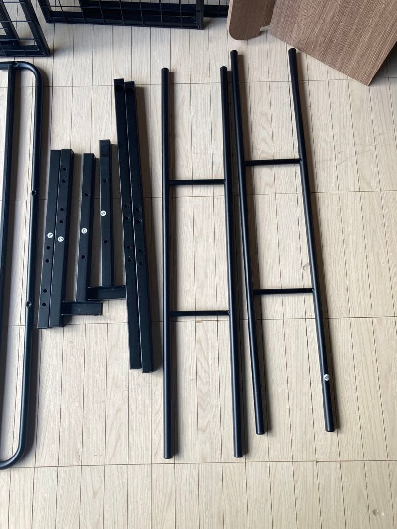 【引取or配達限定】ベッド シングル フレーム➕ダイニングセット