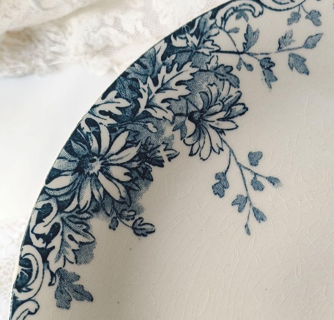 希少　美品　ジアン　FLEURS D'AUTOMN　フランスアンティーク