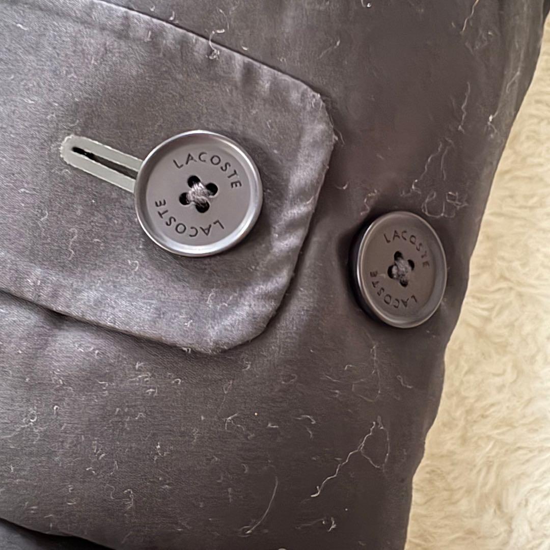 ラコステ　ダウンコート　ダッフル　ロング　黒　日本サイズXL