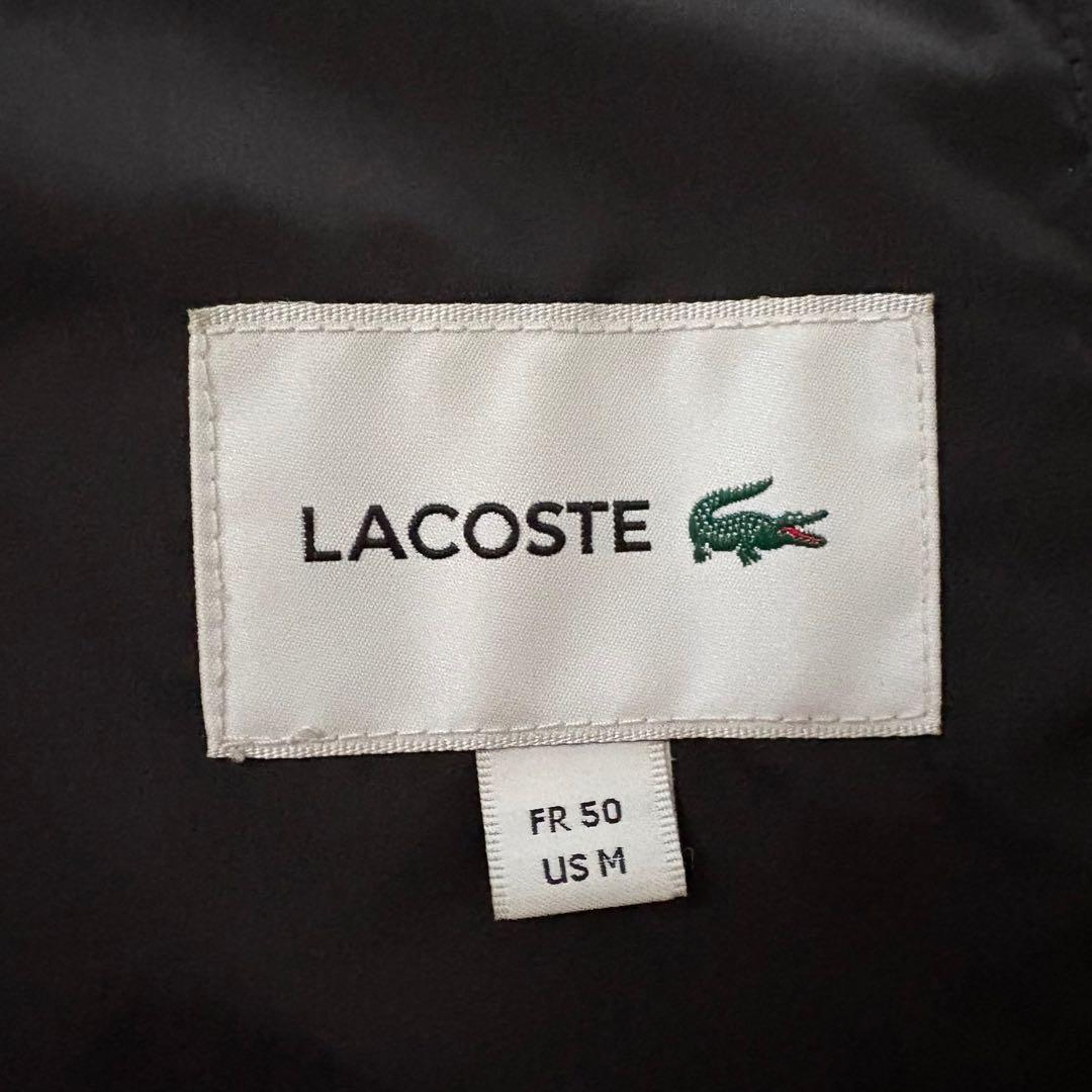 ラコステ　ダウンコート　ダッフル　ロング　黒　日本サイズXL