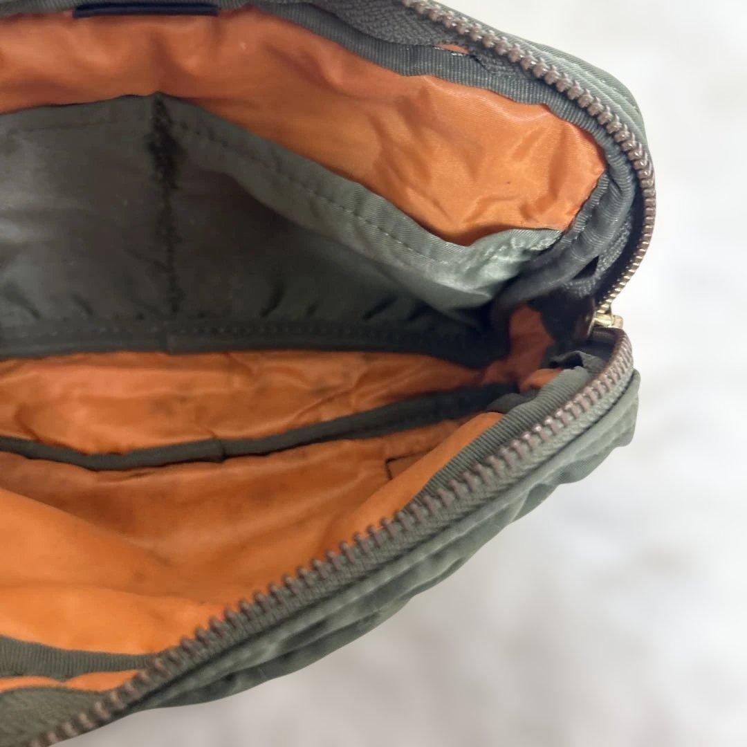 【美品・廃盤レア商品】PORTER TANKER ポーチ　セージグリーン