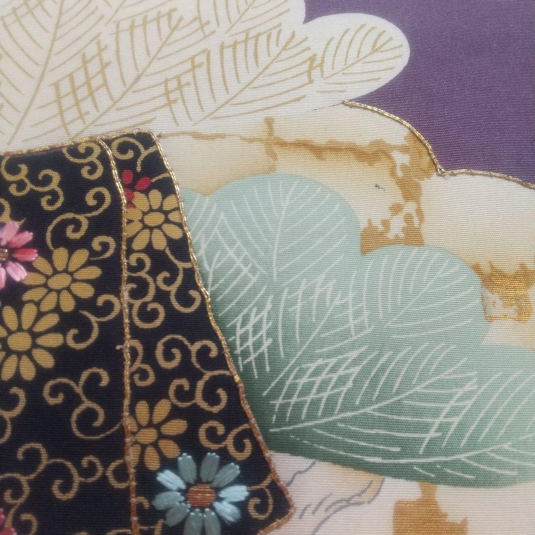 アンティーク 正絹 名古屋帯 牡丹 美品