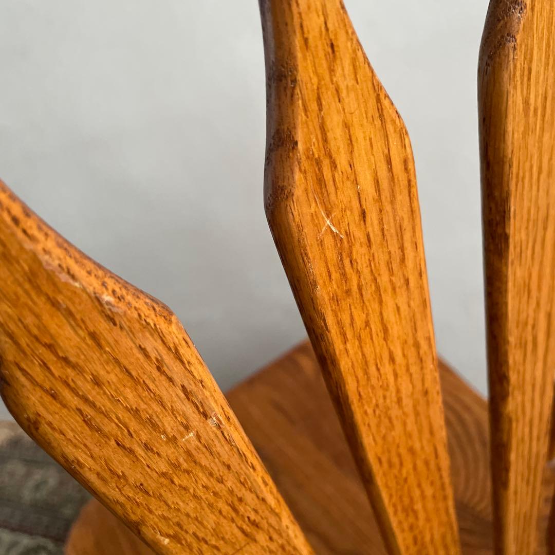 ④Shin Lee シンリー ダイニングチェア ウィンザーチェア　オーク材