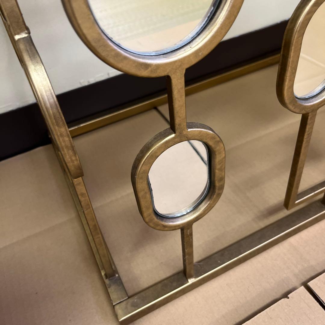 Ashley Majaciコンソールテーブルアンティーク加工ミラーA92